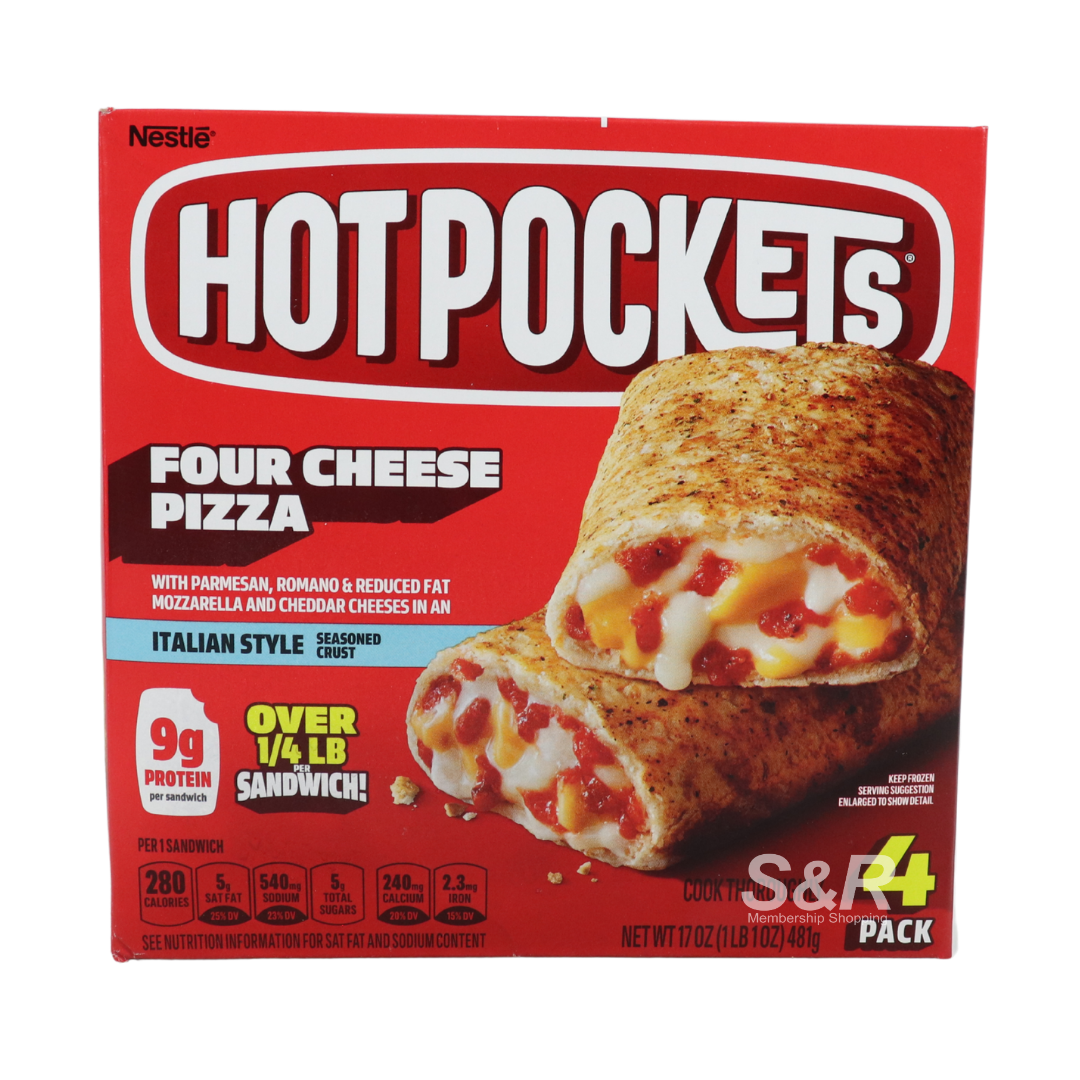 Hot Pockets Four Cheese Pizza 510g